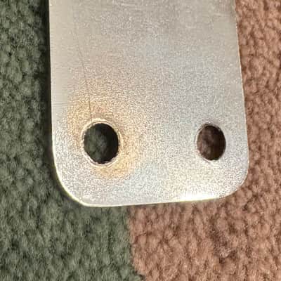 Teisco Neck plate [42mm & 27mm/center of holes] Made in Japan 60s-80s - Chrome image 2