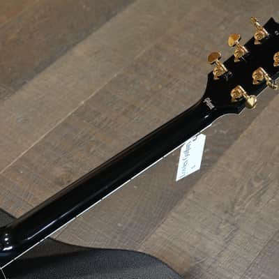 2023 Gibson Custom Shop Les Paul Custom w/ Slim Taper Neck Electric Guitar Black Ebony + COA OHSC image 18