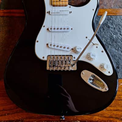 Fender Partscaster Strat MIM Squier Seymour Duncan 1998 - black/maple image 2