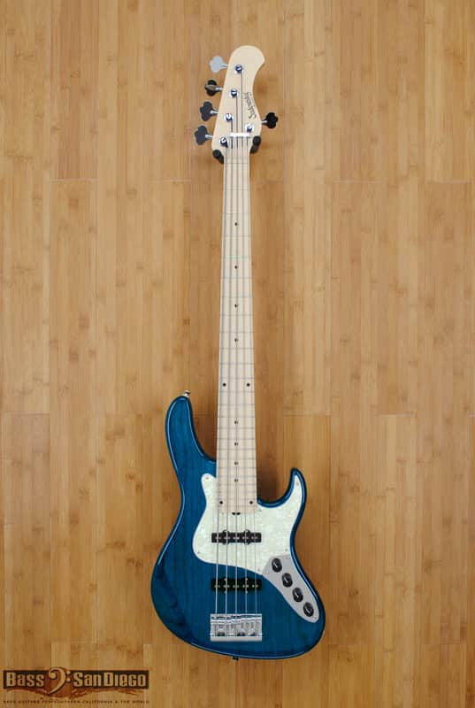 Sadowsky Metro Bass  MV5-24 Trans Blue image 1
