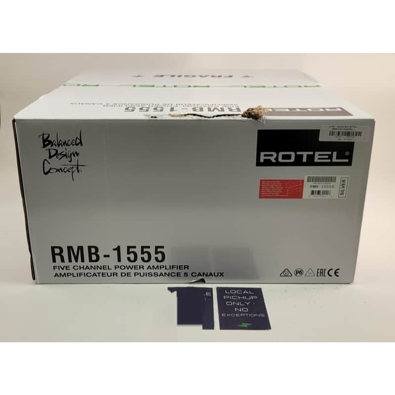 ROTEL RMB 1555 Amplifier - Silver - New in Box