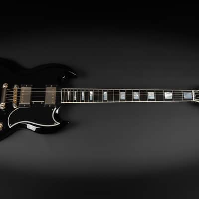 2017 Gibson Custom Shop SG Custom - Ebony | USA Long Neck Tenon 490R 498T Humbucker 3.17kg | CoA OHSC image 3