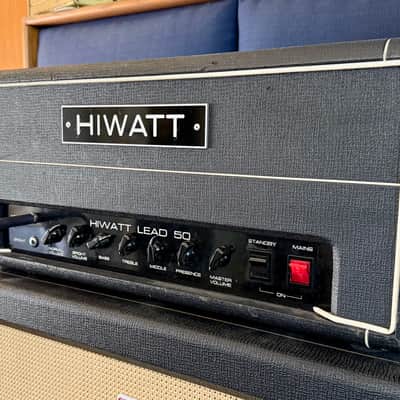 Hiwatt CUSTOM LEAD 50 watt tube amplifier original vintage Modesto sterling era amp image 3