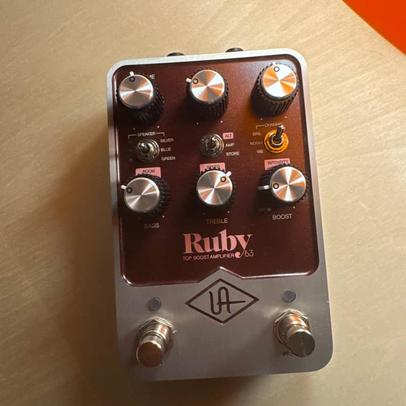 Universal Audio Ruby ’63 Top Boost Amplifier 2022 - Present - Ruby / Silver image 1