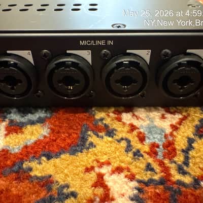 Universal Audio Apollo 8 QUAD Thunderbolt 2 Audio Interface 2010s - Black image 8