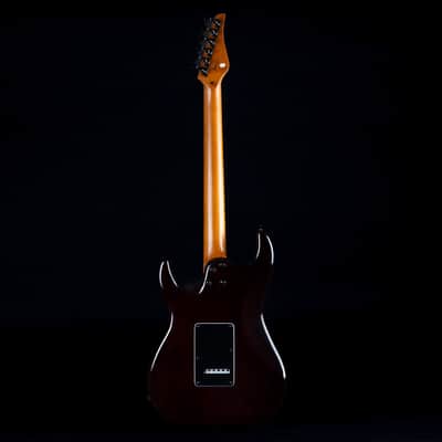 Jet JS-450 TGR R 450 Series Basswood Flamed Maple Top Canadian Roasted Maple Neck 6-String Electric Guitar image 2