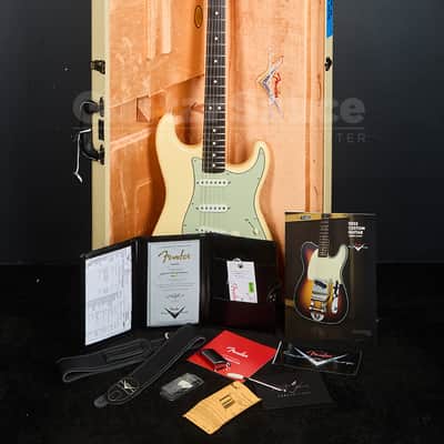 Fender Custom Shop 63 Stratocaster NOS Rosewood Aged  2025 - Vintage White (COD 2163NG) image 19