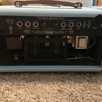 Mesa Boogie Mark Five:25 2-Channel 25-Watt Tube Amp Head - Custom Baby Blue Bronco & Tan Grille (Excellent Condition) image 5