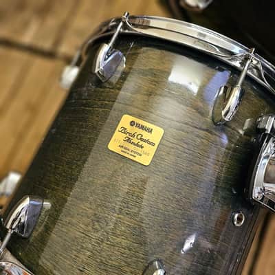 Drum Kit Yamaha Birch Custom Absolute MIJ, Sea Blue Lacquer USED! RKBCM040725 image 6