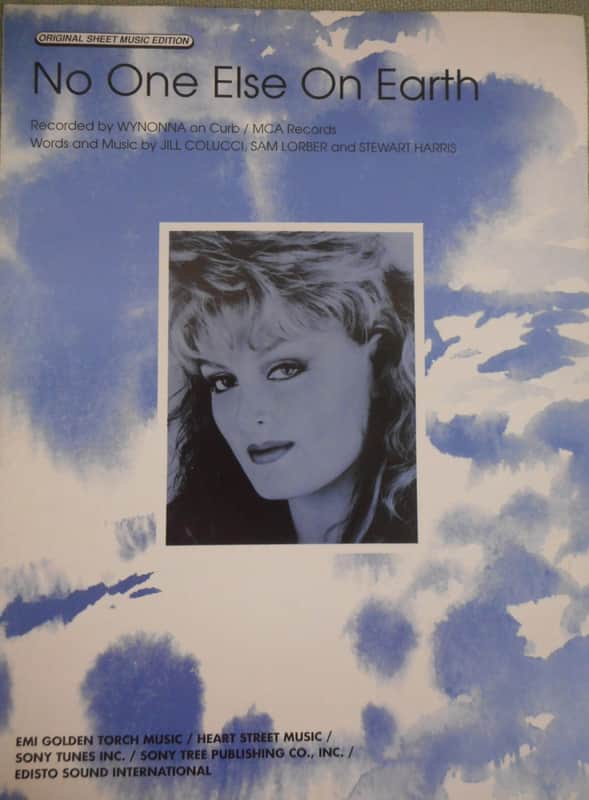 Belwin Wynonna "No One Else on Earth" Sheet Music 1992 image 1