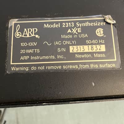 ARP Axxe MK1 Monophonic Analog Synthesizer 1975 - 1978 - Black / Gold image 6