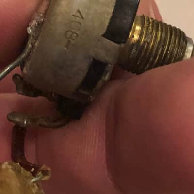 Gibson Vintage 1954 Les Paul Standard wiring harness - pots, caps, switch, jack 1954 image 10