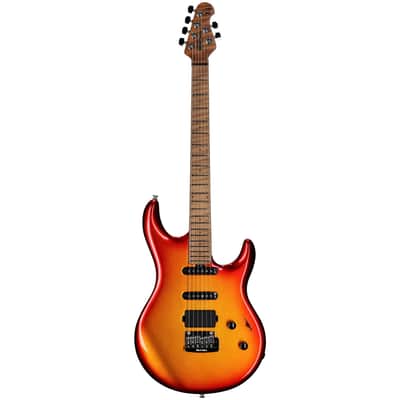 Ernie Ball Music Man Luke 4 HSS Electric Guitar, Fireball image 3