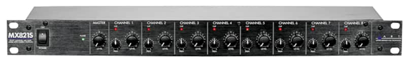 ART MX821S 1RU 8 Channel Mic/Line Mixer image 1