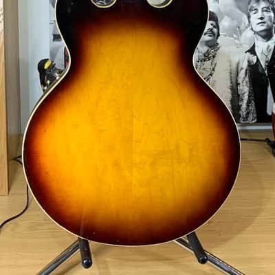 1959 Gibson EB-2 Bass, Sunburst, w/Banjo Tuners & Baritone Switch & hand written artist provenance & Case image 5
