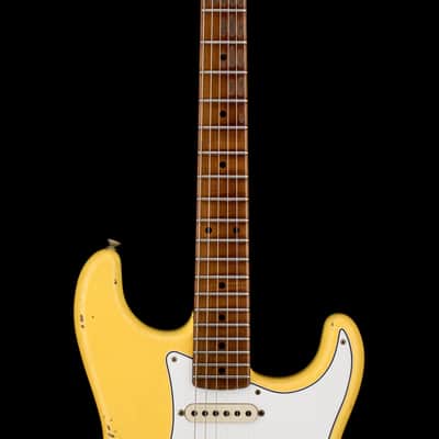 Fender Custom Shop Empire 59 Transition Stratocaster Relic - Aged Canary Yellow #19541 image 5