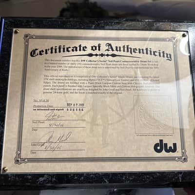 DW Neil Peart R30 Drum Kit #10 of 30 image 5