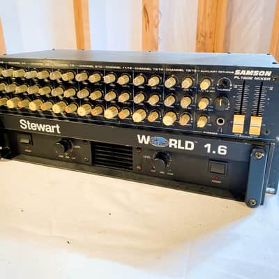 Samson PL1602 16-Channel PA system - GAD GT-1071 Speakers - Stewart Power Amp image 2