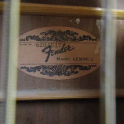 Fender Gemini II Acoustic Guitar image 7