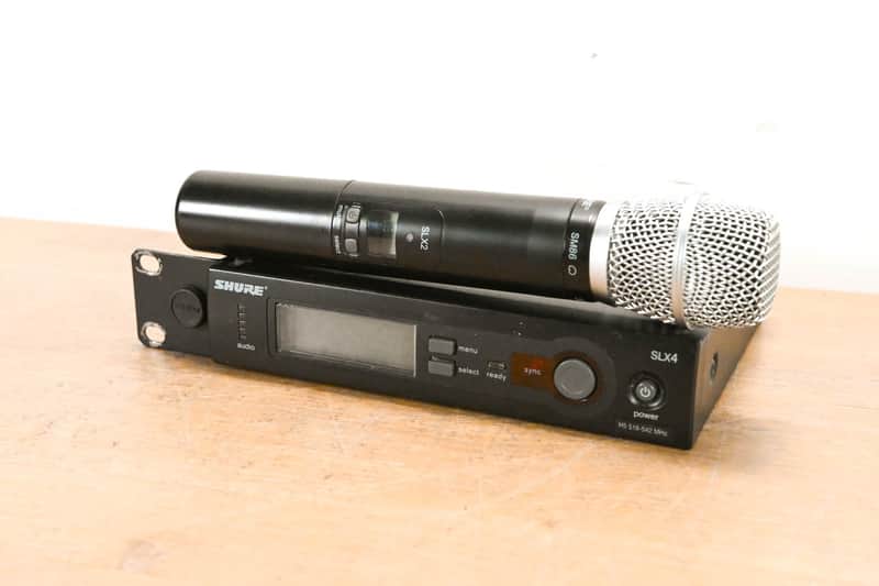 Shure SLX24/SM86 Wireless Handheld Mic System 518-542 MHz (NO PSU) CG012MA image 1