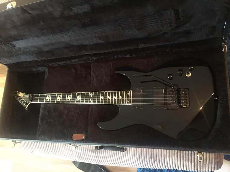 ESP CUSTOM SHOP JEFF HANNEMAN S KEY INLAYS 2004 Black image 1