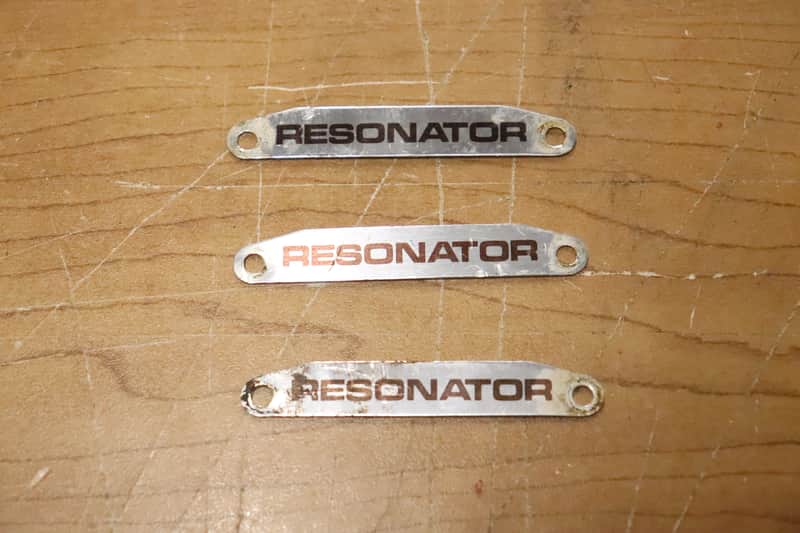 Premier Resonator Drum Badges 3pk Vintage 1970's image 1