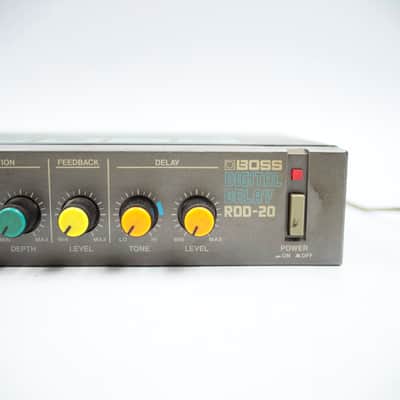 Boss RDD-20 Digitel Delay With Original Box Power Supply Made in Japan Guitar Effect Micro Rack image 3