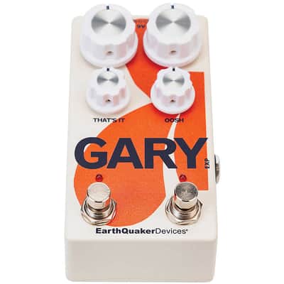 EarthQuaker Devices Gary Modulated Fuzz and Natural Overdrive 2024 - Present - Cream / Orange image 2