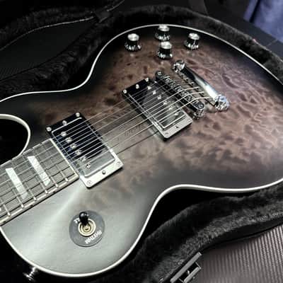 2026 Gibson Mark Morton Les Paul Modern Quilt - Translucent Ebony Burst Satin - 8 Lbs 1.1 oz image 5