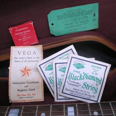 1940's Vega Duo-Tron Jazz Box with original case image 10