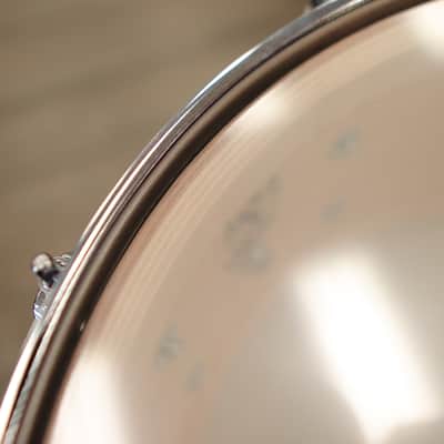 Pork Pie 6.5x14" Mahogany Snare Drum w/ Maple Re-Rings (Birdseye Maple Finish) image 9