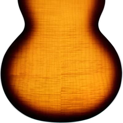 Guild F-2512E Deluxe 12-String Acoustic Electric Antique Burst Gloss 200 Archback Deluxe Solid Top Jumbo w/ Stand, Humidifier, Polish, Cloth image 4