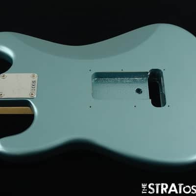 Fender Squier Affinity Stratocaster Junior HSS BODY + NECK Strat Ice Blue IBM image 7