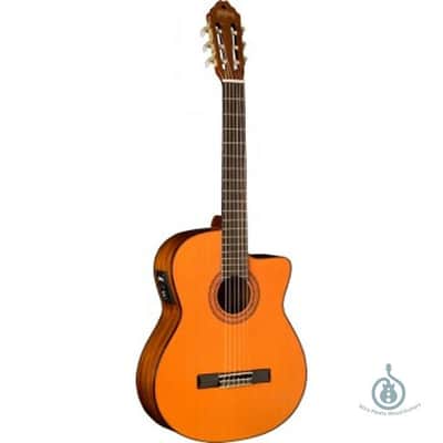 Washburn C5CE Classical Acoustic Electric Guitar Cutaway Nylon String image 1