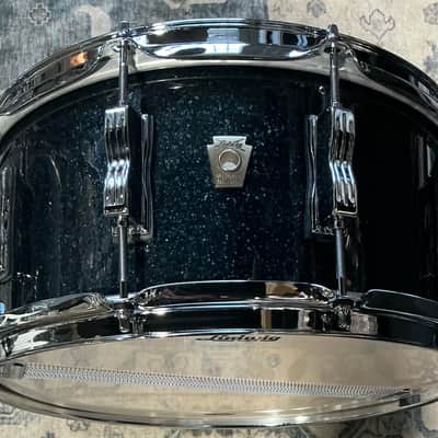 Ludwig Classic Maple Snare Drum - 6.5 inches x 14 inches, Hybrid Black Sparkle image 8