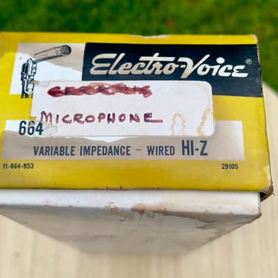 Electro-Voice 664 Cardioid Dynamic Microphone 1950 - 1979 - Satin Chrome image 8