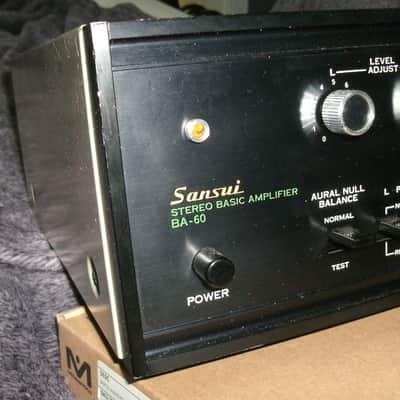 Sansui BA-60 vintage 20w solid state integrated amp | Reverb
