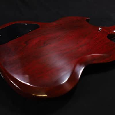 Gibson Custom Shop 1964 SG Standard Reissue w/ Maestro Vibrola VOS Cherry Red - SGSR64VOCHNM1 674 image 5
