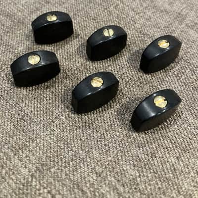 Schaller Small Ebony Replacement Buttons - Ebony, set of 6 image 5