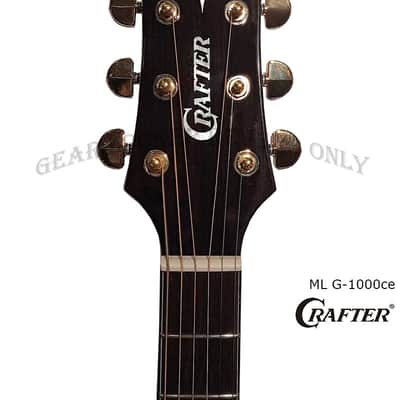 Crafter ML G-1000ce Anniversary all Solid Engelmann Spruce & Rosewood electronics acoustic guitar Bild 13