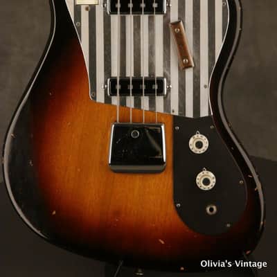 Silvertone/Teisco "Flea" Bass 1960s Sunburst image 1