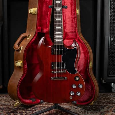 Gibson SG Standard '61 Faded Electric Guitar - Faded Vintage Cherry with Hardshell Case image 13