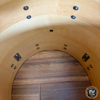 Camco Hoshino Floor Tom 16" x 16" Natural Maple EXC image 22