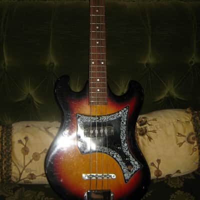 Schafer/TeiscoSchafer/Teisco Vintage Starburst Bass RARE Vintage Starburst Bass RARE image 2