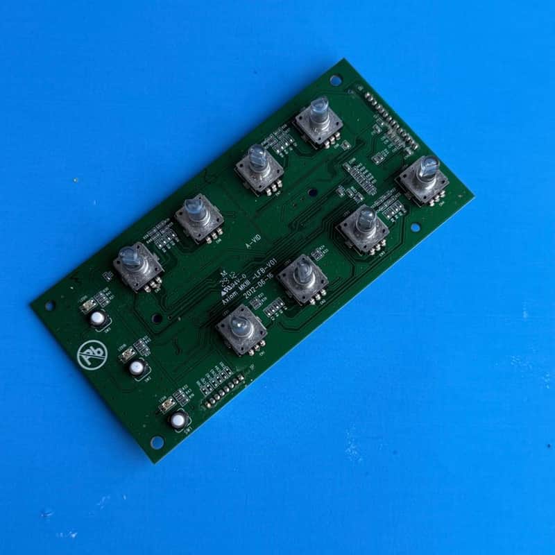 M-AUDIO AXIOM AIR 49 MIDI Controller Part Lighted Control Knob Encoder Board PCB image 1