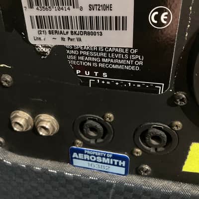 Ampeg Tom Hamilton's Aerosmith, SVT-210 "Dummy" Amp and Cabinet (#98) 2007 image 22