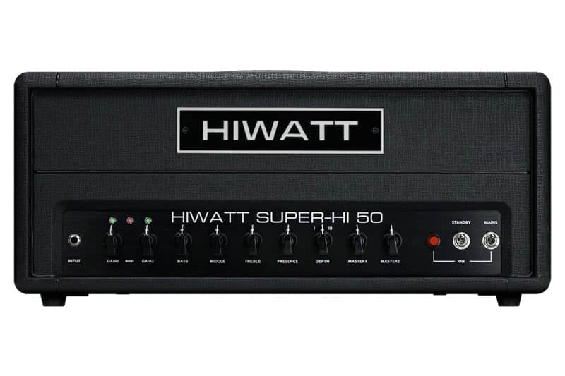 Hiwatt SUPER-HI 50 Head - 50W 2-Channel Amp w/ Extreme Gain DIRECT SHIP image 1