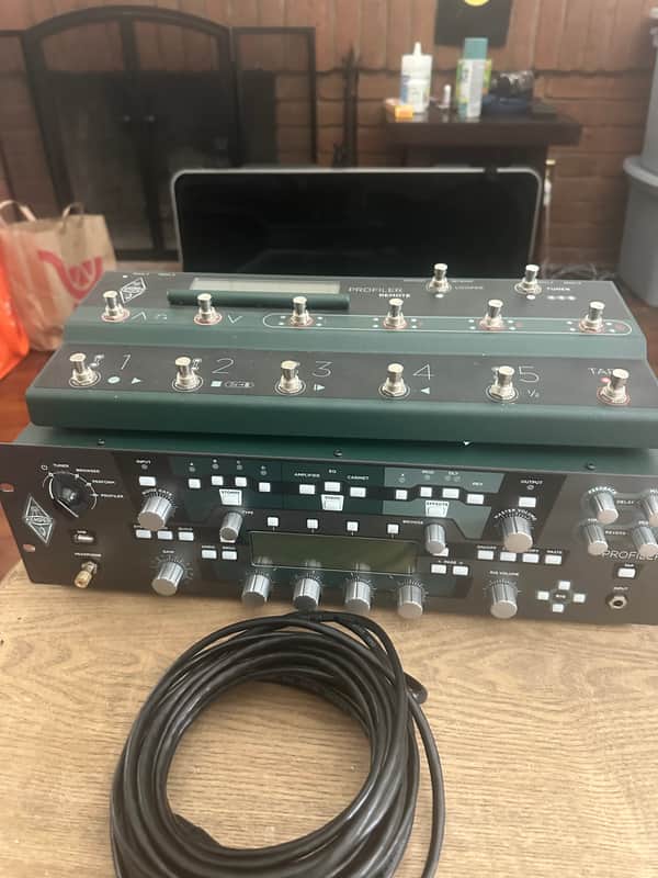 Kemper Amps Kemper Amps Profiler Rack Modeling Amp W/ Remote Controller 2013-Current - Green image 1