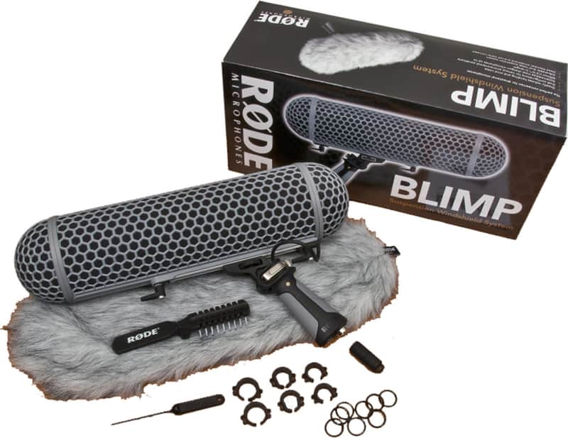 Rode Blimp Windshield and Rycote Shock Mount Suspension System for Shotgun Microphones image 1