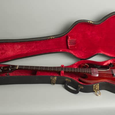 Gibson  EB-3 Solid Body Electric Bass Guitar (1968), ser. #518642, black hard shell case. image 10